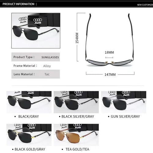 Audi Rectangle Frame Glasses