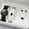 Ladies silicone wrist watch