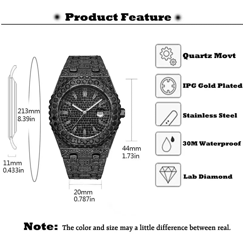 MISSFOX Men's Quartz Watch