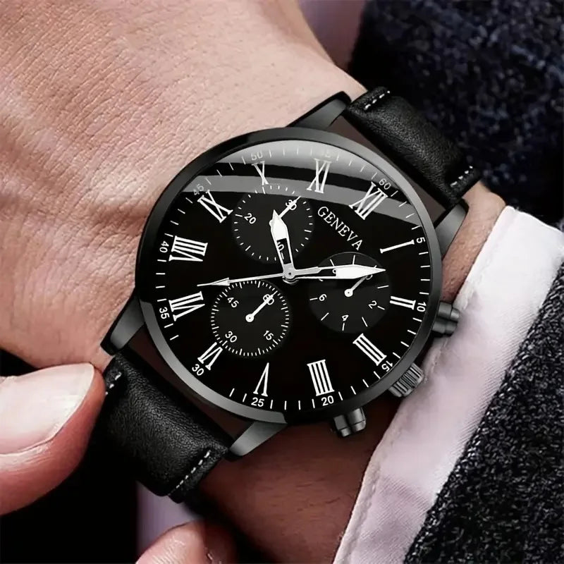 Men's Quartz Watch Set