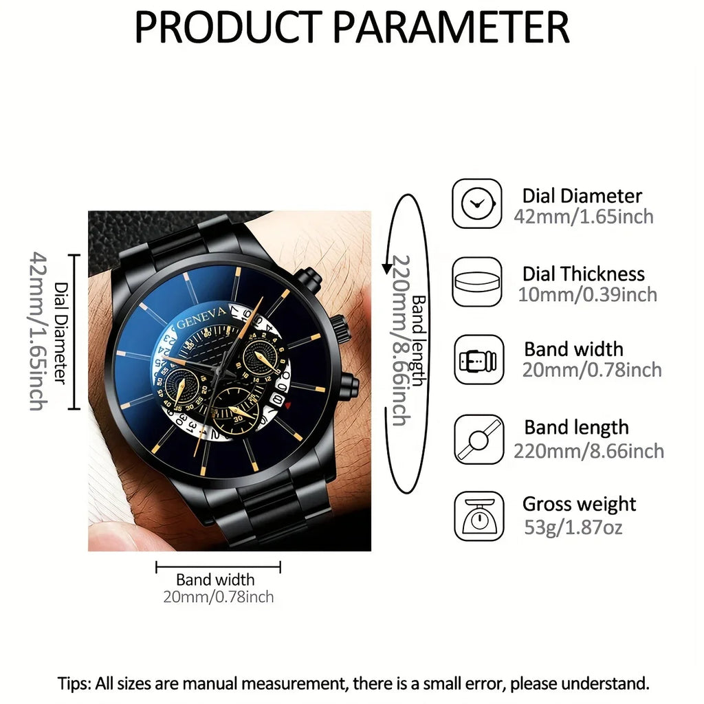 Titanium Luxe 3-Piece Watch Set