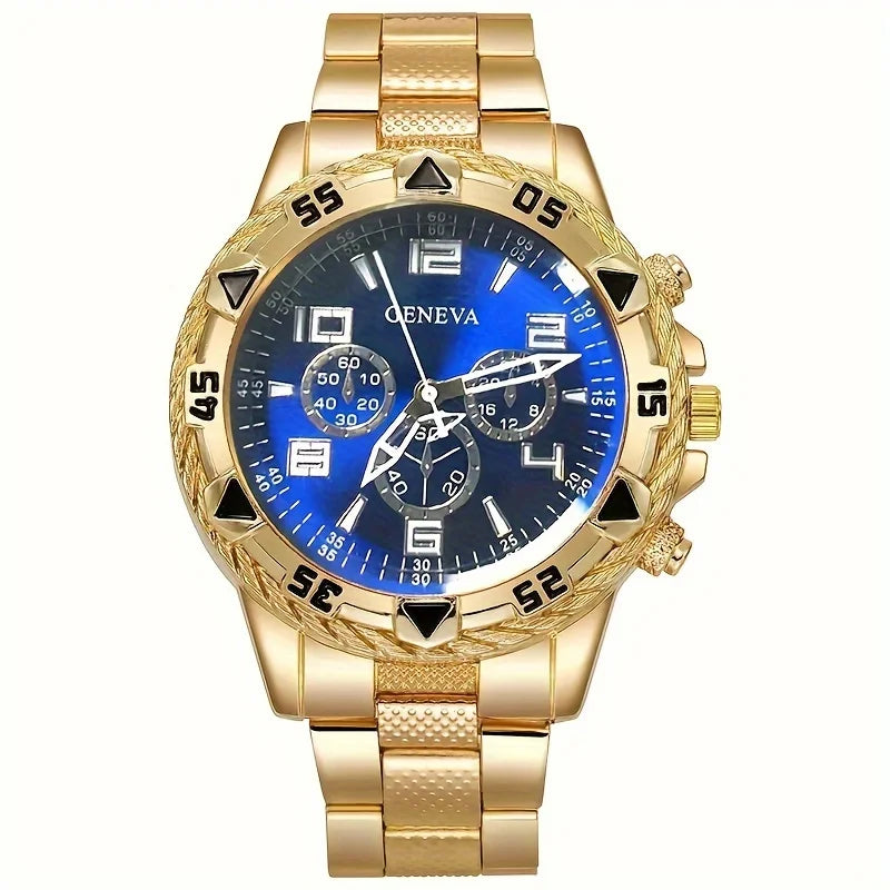 4pcs Men's quartz watch