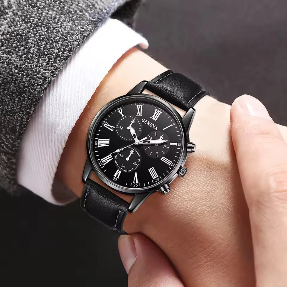 Men's Quartz Watch Set